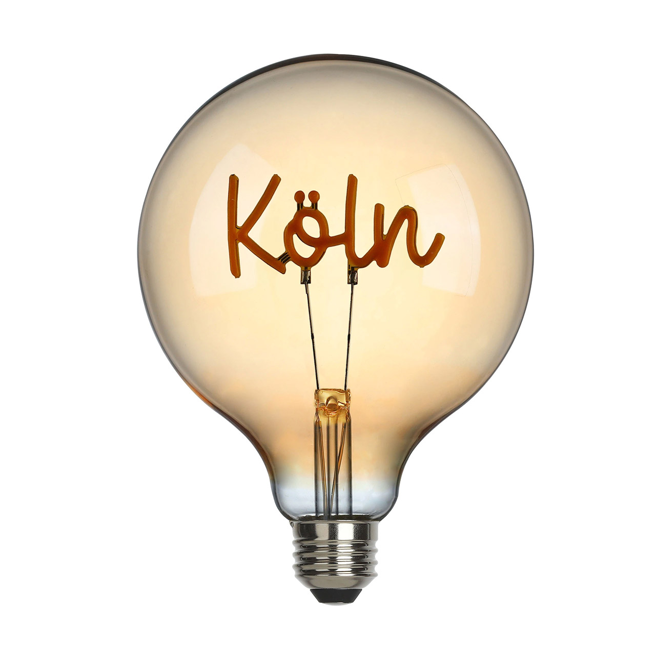 Decorative bulb LED KÖLN amber, Licht, Glühbirne