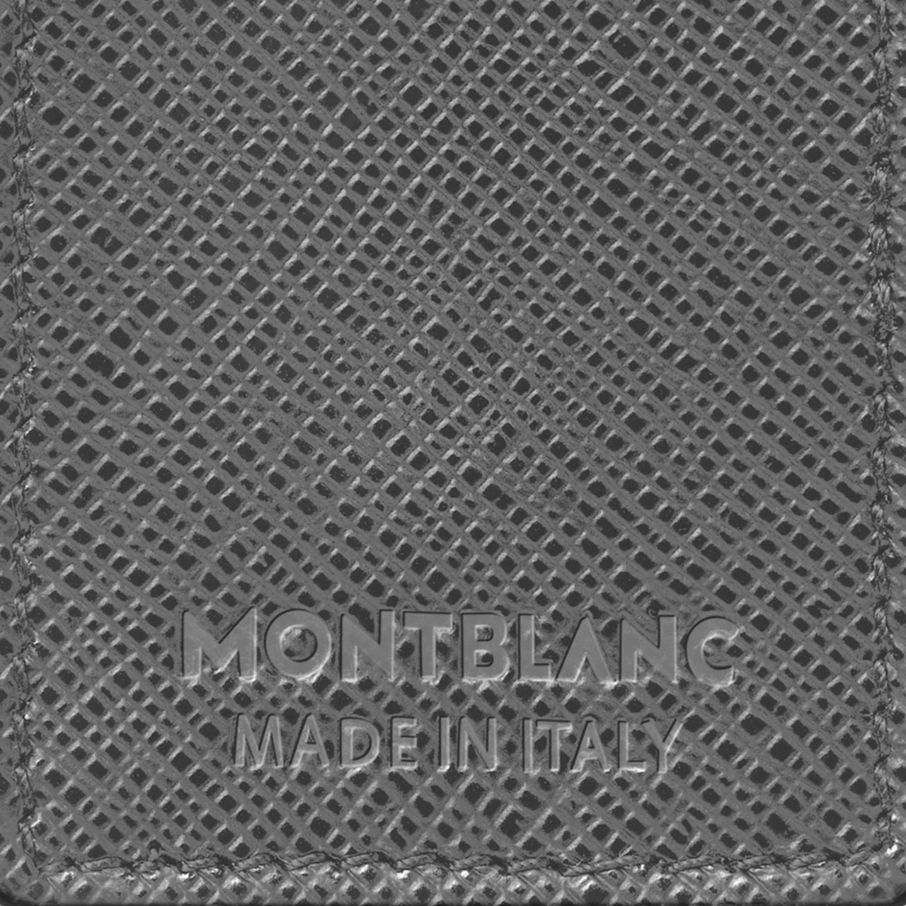 Pouch for 2 pens forged iron, Textur