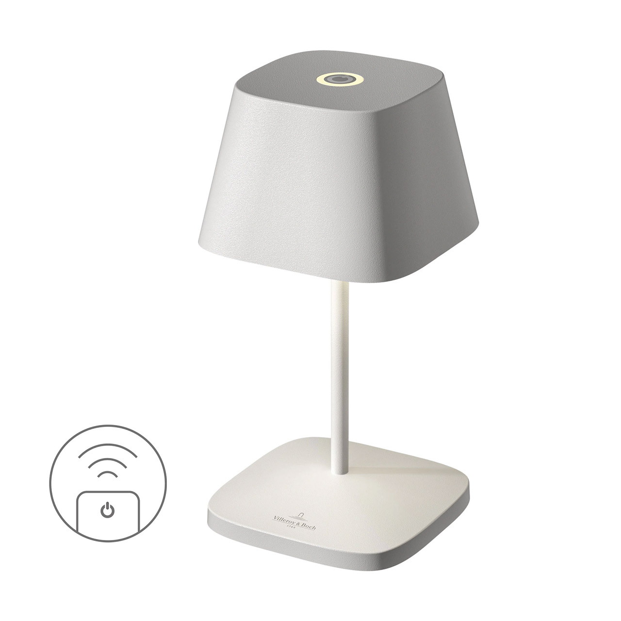 Table Lamp LED 20 cm dimmable white, Lampe, Tischlampe, Lampenschirm