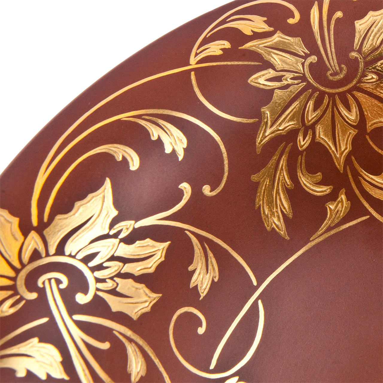 Floral Gold Vine Bowl, Ei, Essen