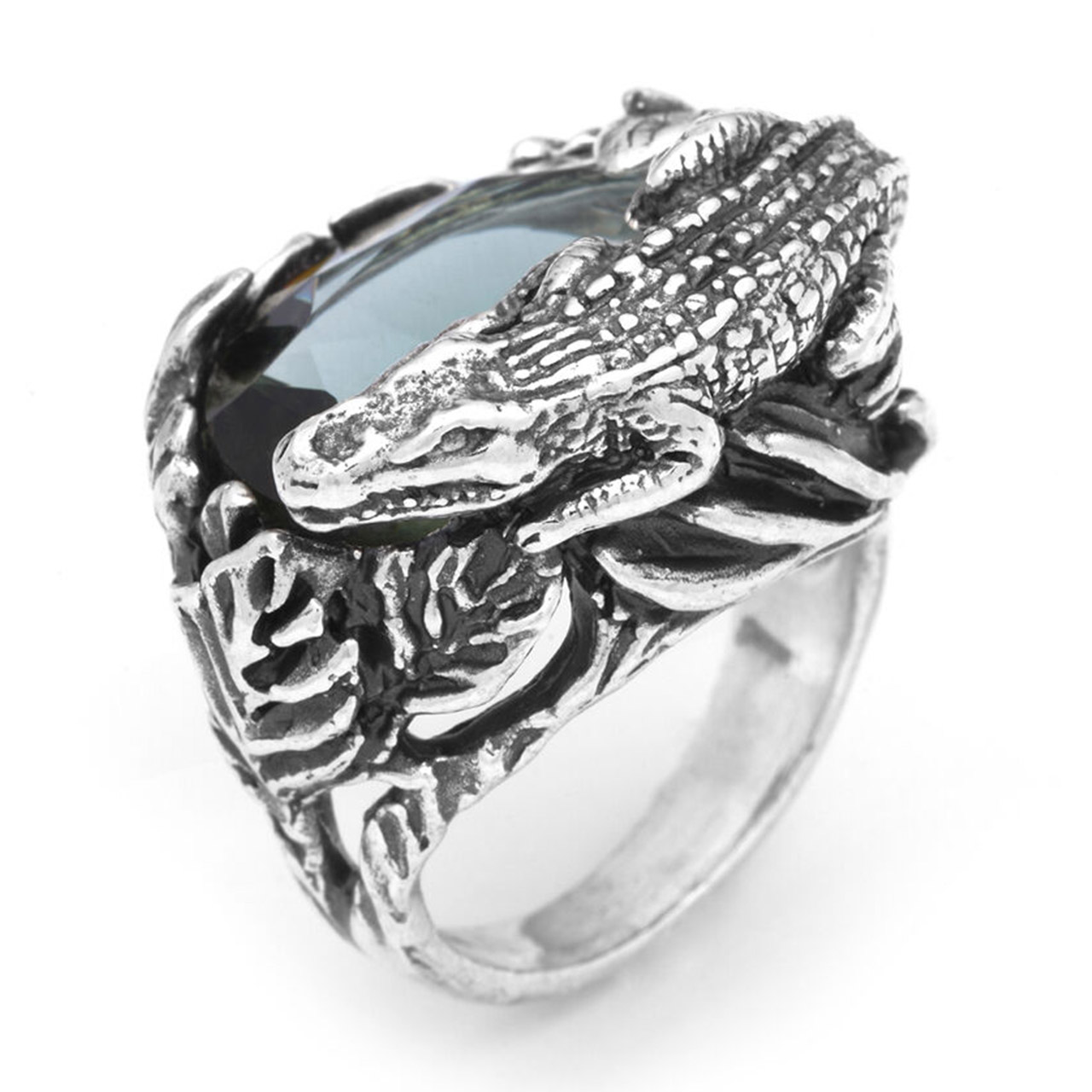 Ring crocodile Eden sterling silver W56, Zubehor, Silber, Schmuck, Ring