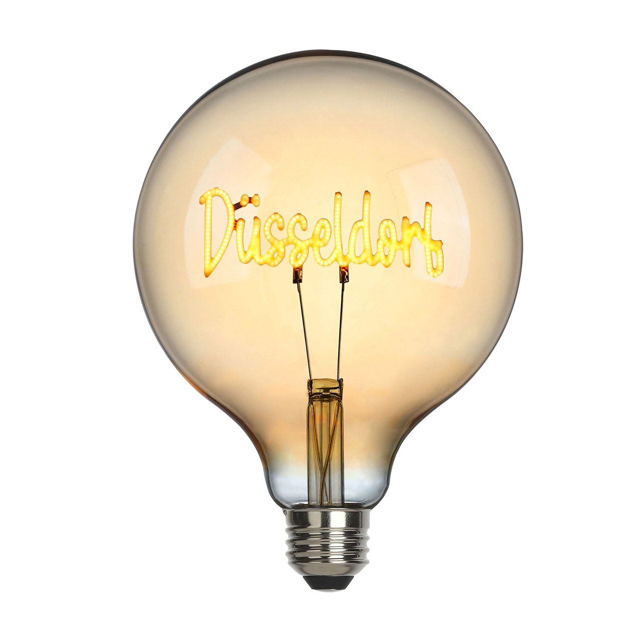 Decorative bulb LED DÜSSELDORF amber, Licht, Glühbirne