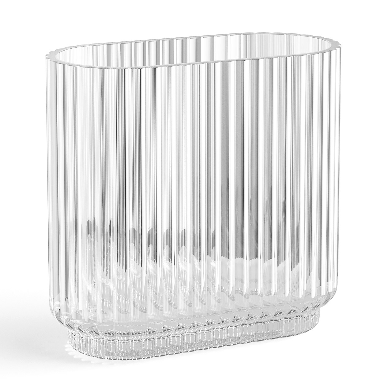 Vase 16 cm clear, Krippe, Bett für Säuglinge, Glas, Töpferei, Vase