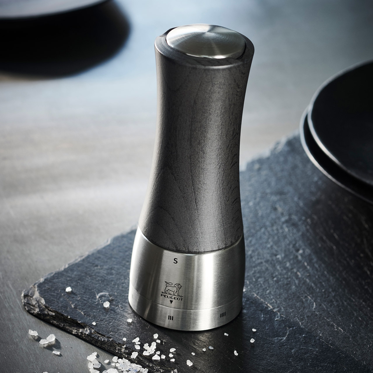 Salt Mill 16 cm graphite, Lampe, Töpferei, Flasche