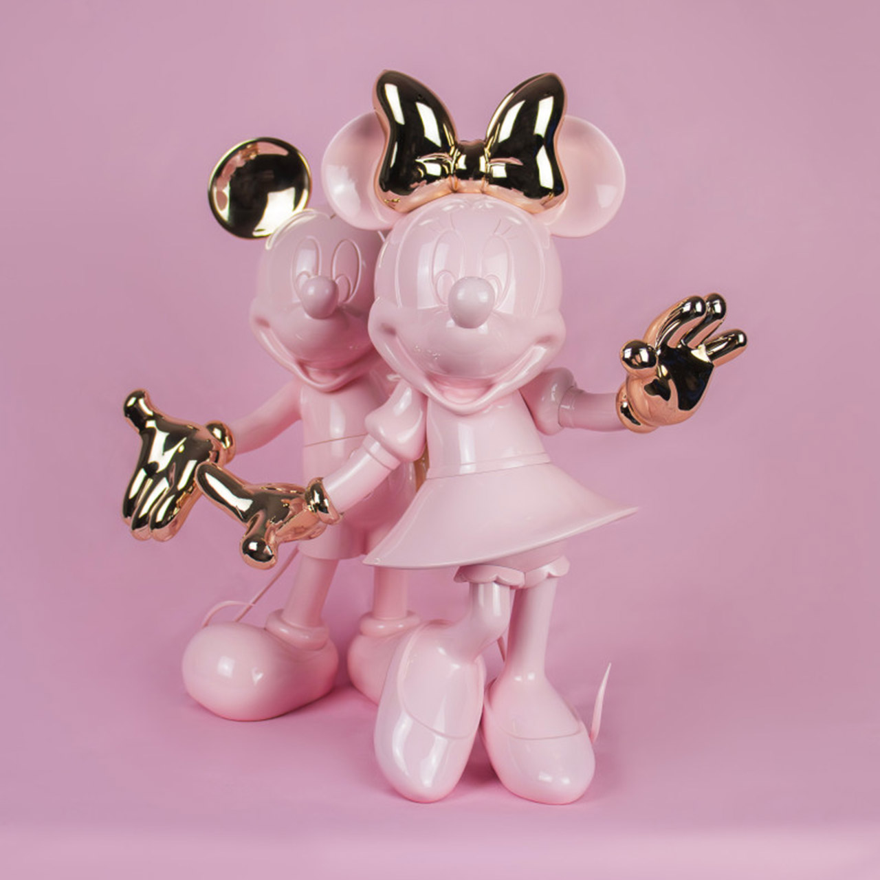 Minnie Welcome 31 cm rose/gold, Figur, Spielzeug