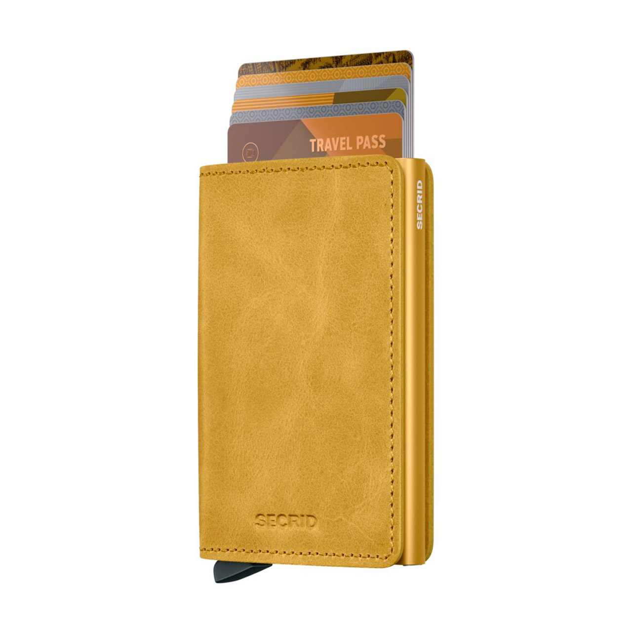 Slimwallet Vintage yellow, Zubehor, Geldbörse