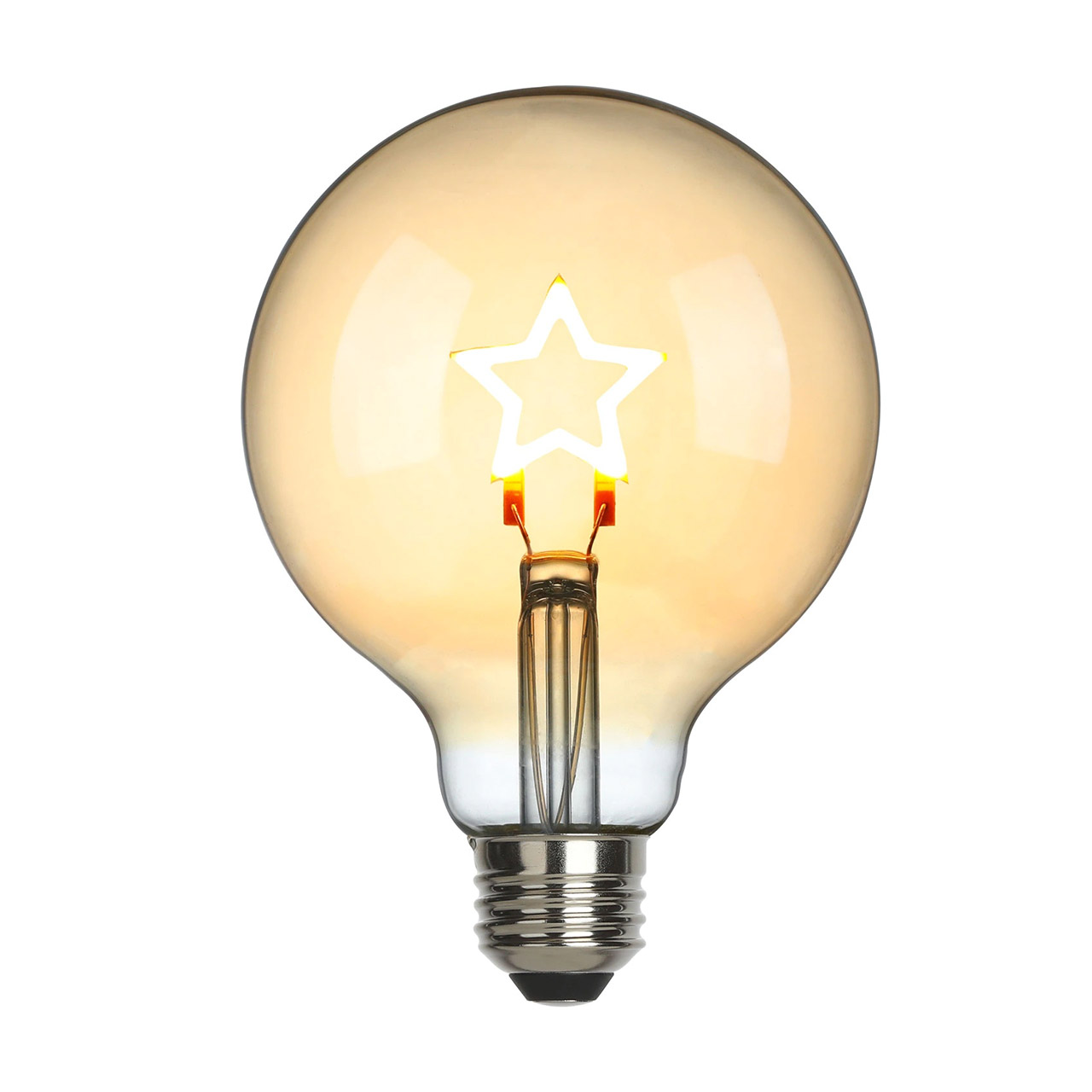 Decorative bulb LED STAR amber, Licht, Glühbirne