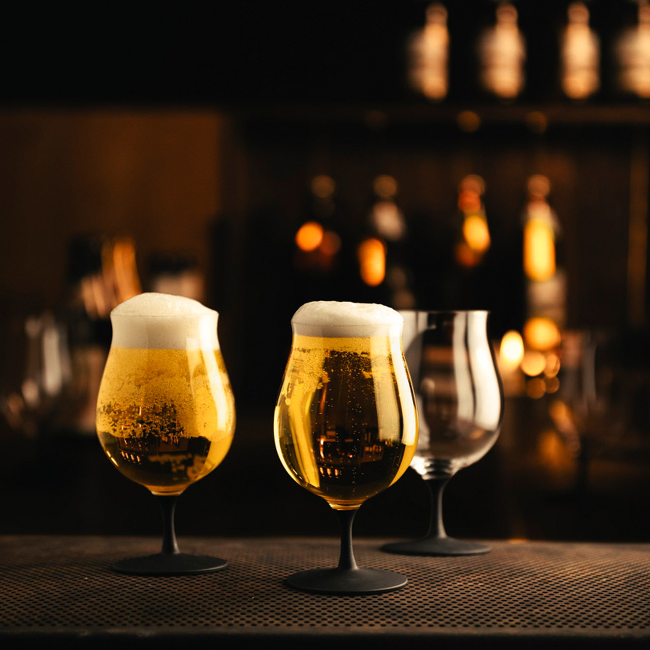 Craft Beer Goblets Set of 2 Black, Glas, Alkohol, Bier, Bierglas, Lagerbier