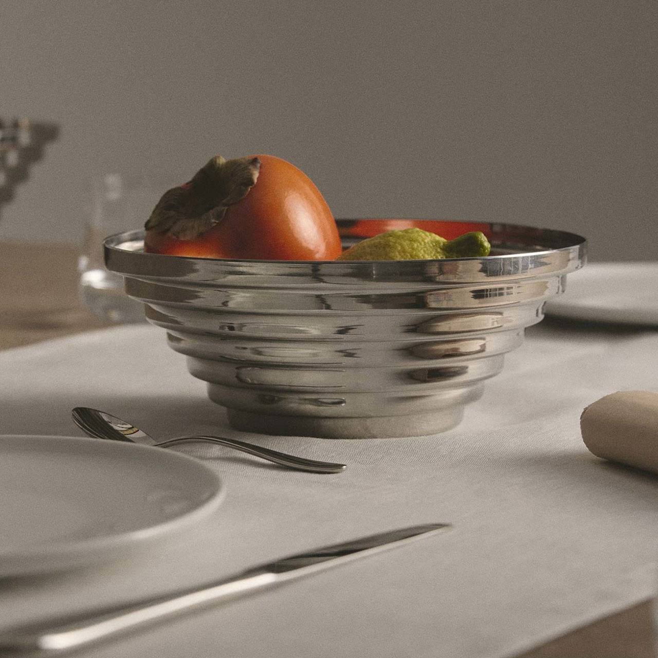 Bowl 20 cm stainless steel, Schale, Obst, Produzieren, Löffel, Ratte