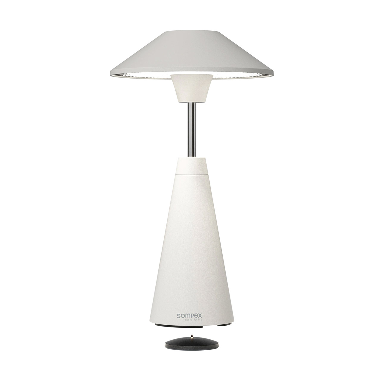 Table lamp LEED 30.5 cm dimmable white, Lampe, Tischlampe, Lampenschirm