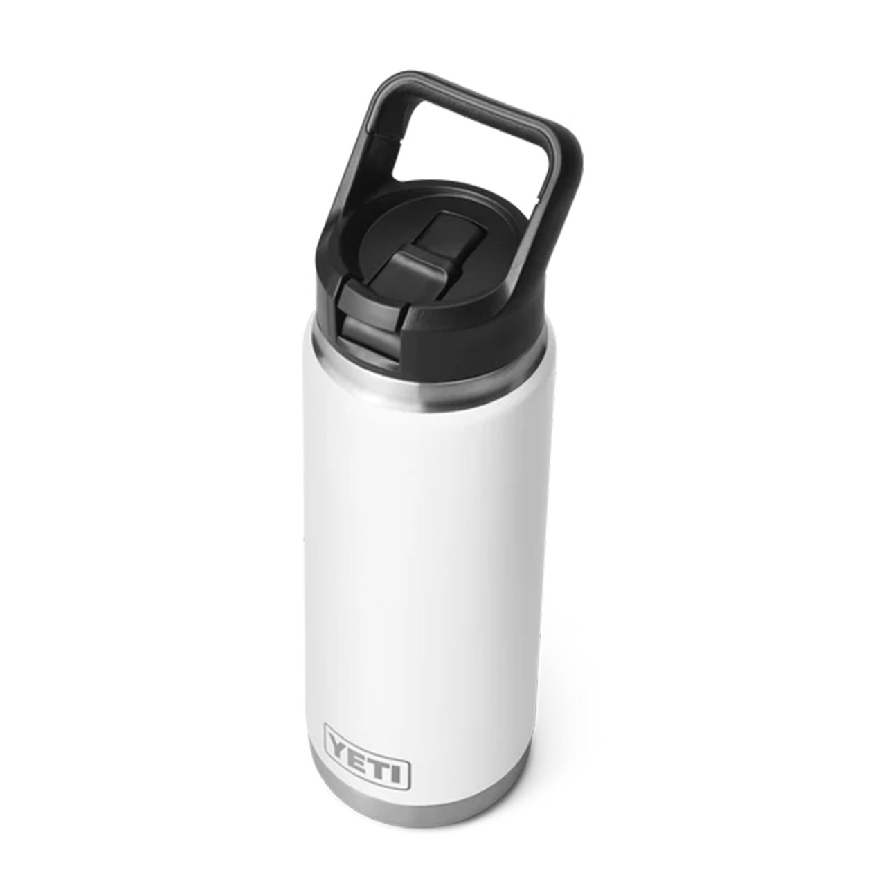 Bottle 0.77 l with straw top white