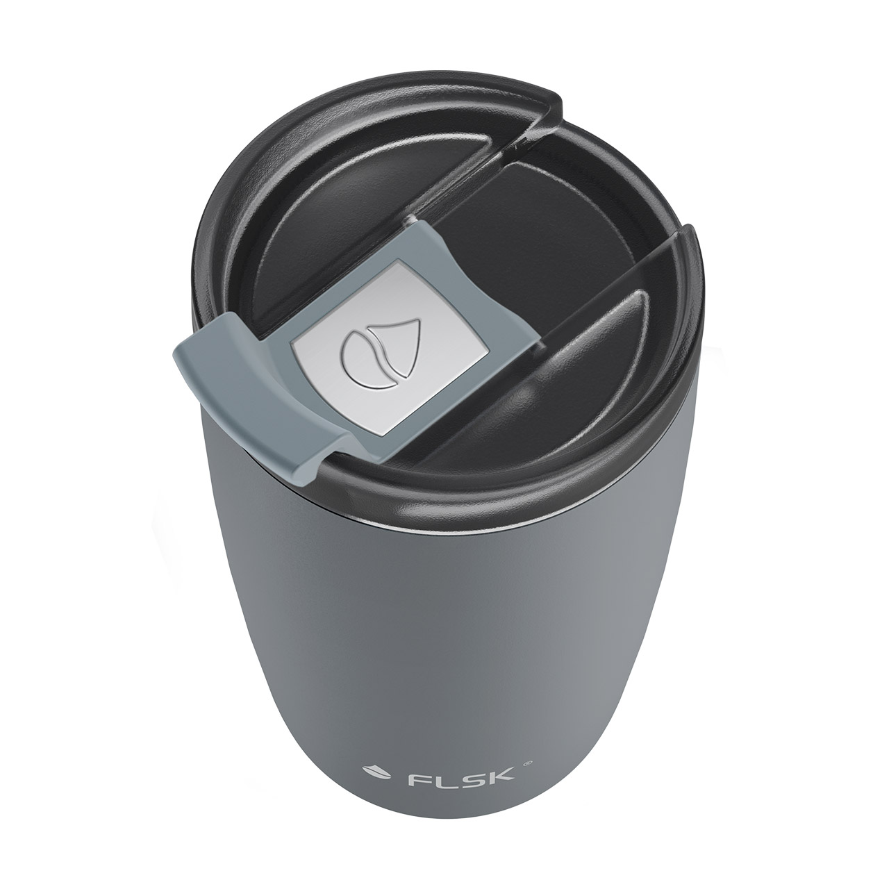 Mug coffee to go 0.35 l stone, Stahl