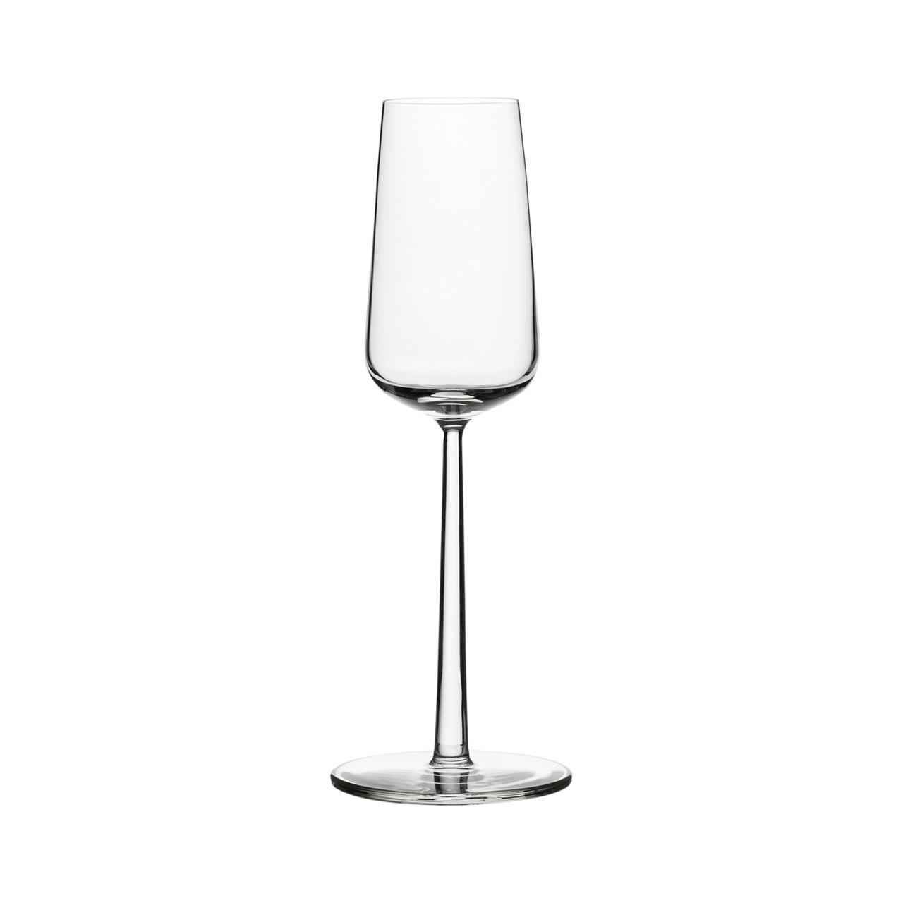 Champagne Glass 0.21 l (2 pcs.), Weinglas, Kelchglas, Stielglas, Transparente Glas, Glasoberteil