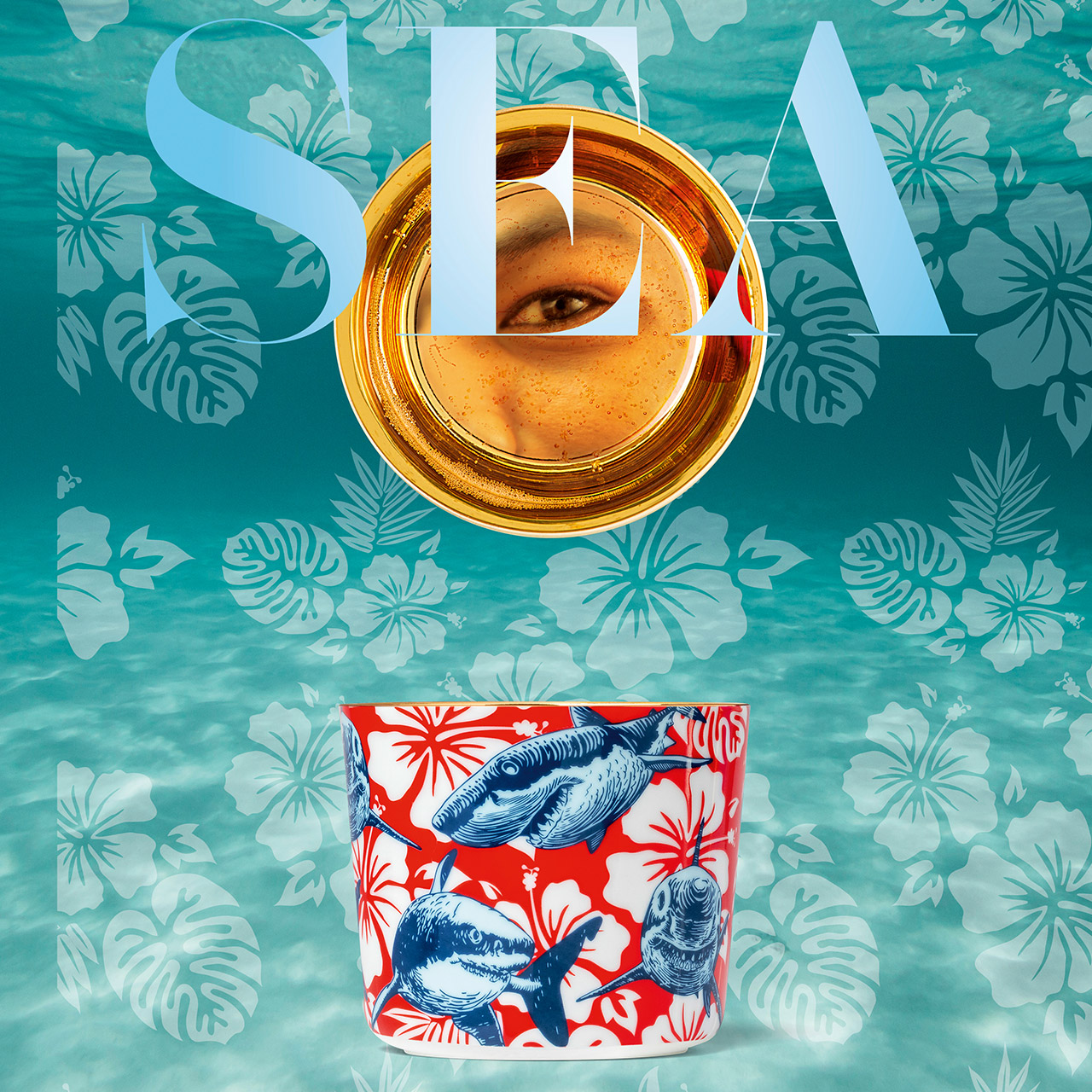 Champagne goblet Beautiful Creatures The Sharks, Publikation, Werbung, Plakat, Buch