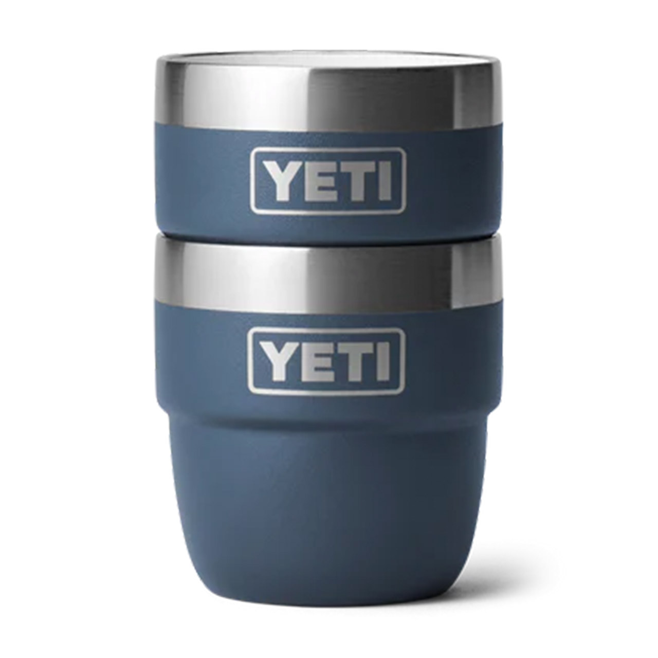 Stackable cups 0.12 l  navy 2 pieces 