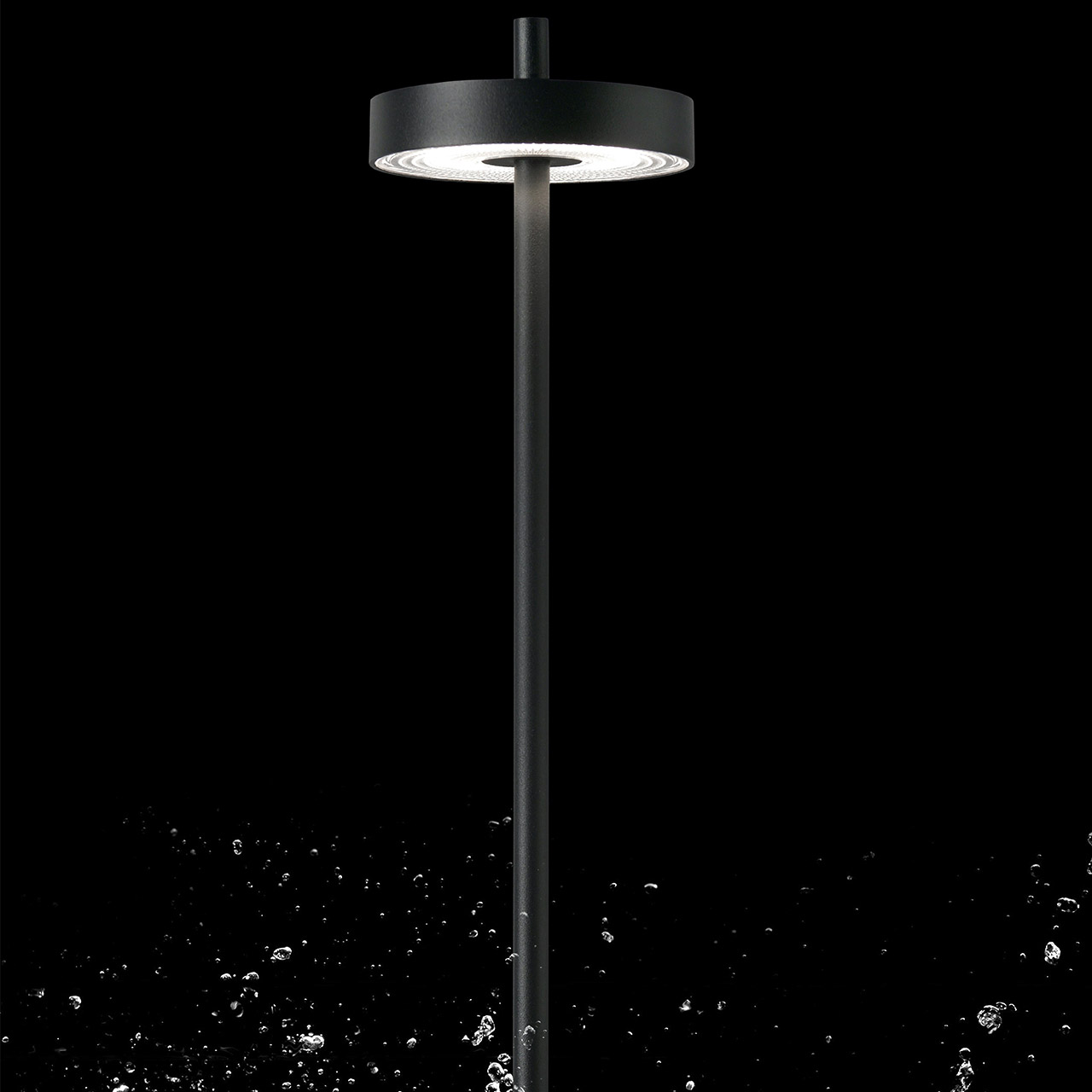 Table lamp LED 34 cm dimmable black, Lampe, Beleuchtung