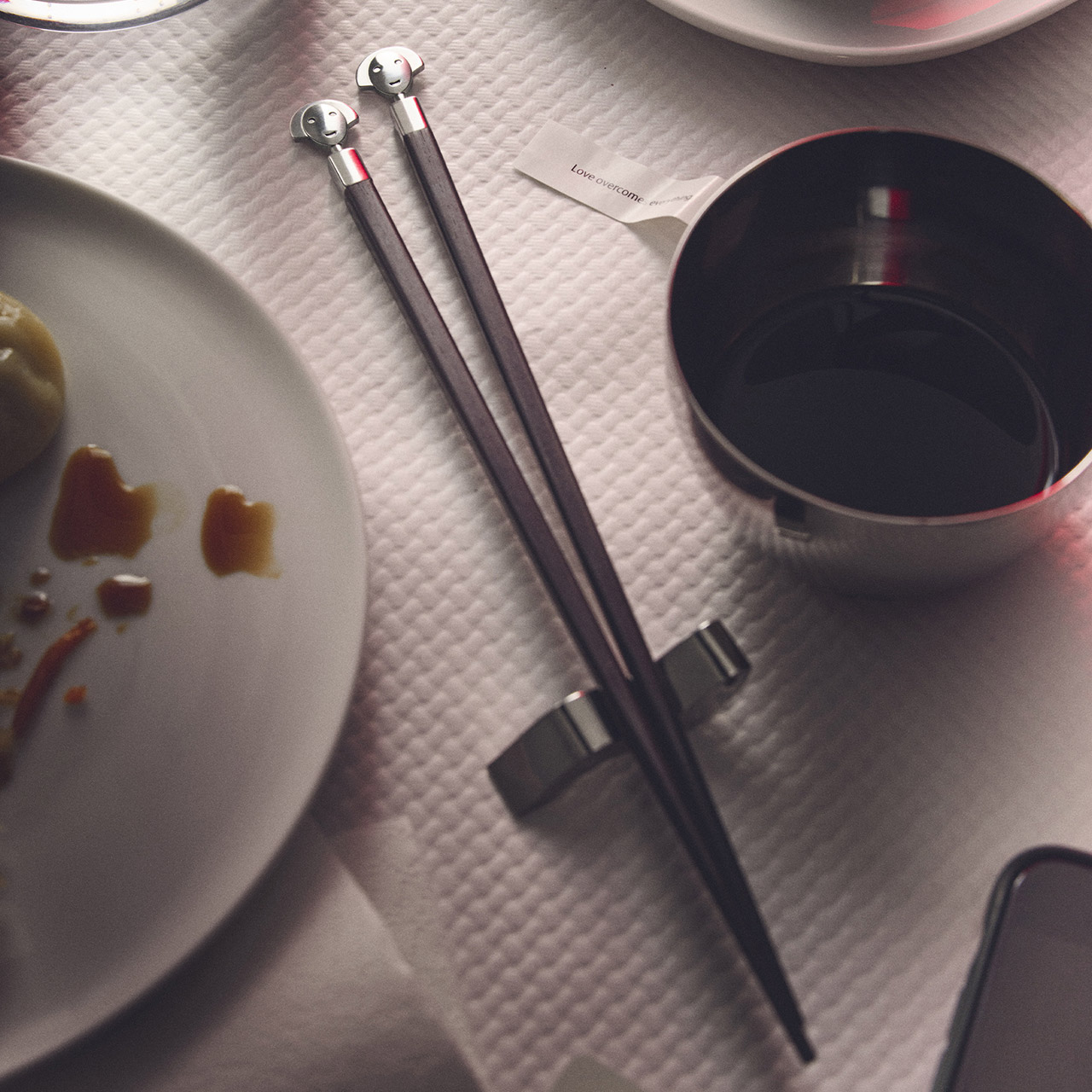 Chopsticks, Essstäbchen, Essen, Teller