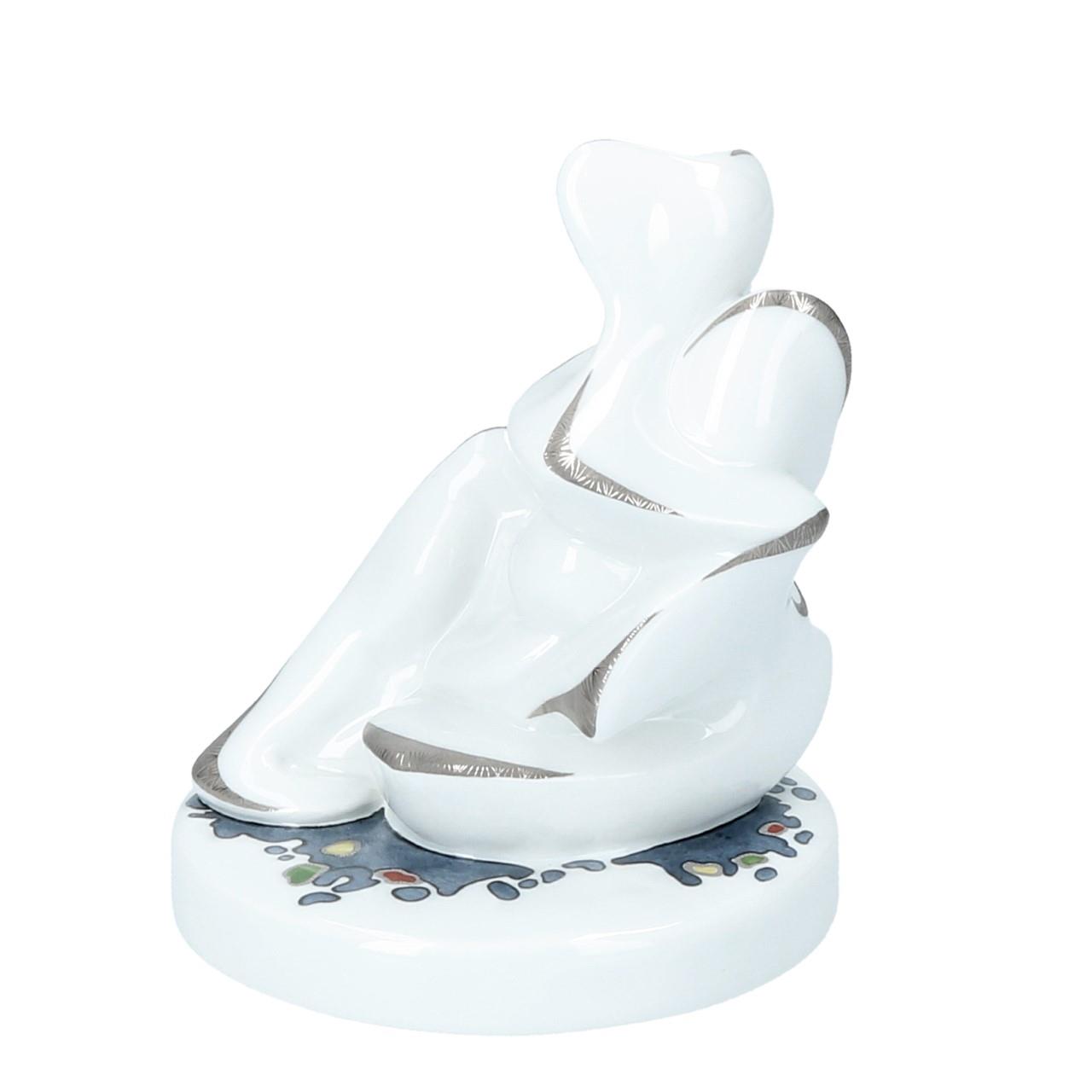 Figure "amorPH"  11,5 cm, Figur, Kunst, Porzellan, Töpferei, Geburtstagstorte