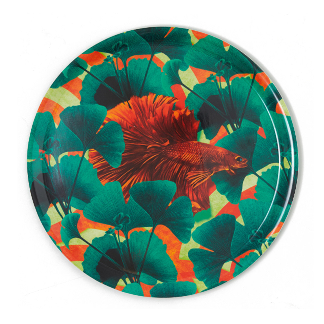 Tray 38 cm Orangino, Essen, Mahlzeit, Töpferei