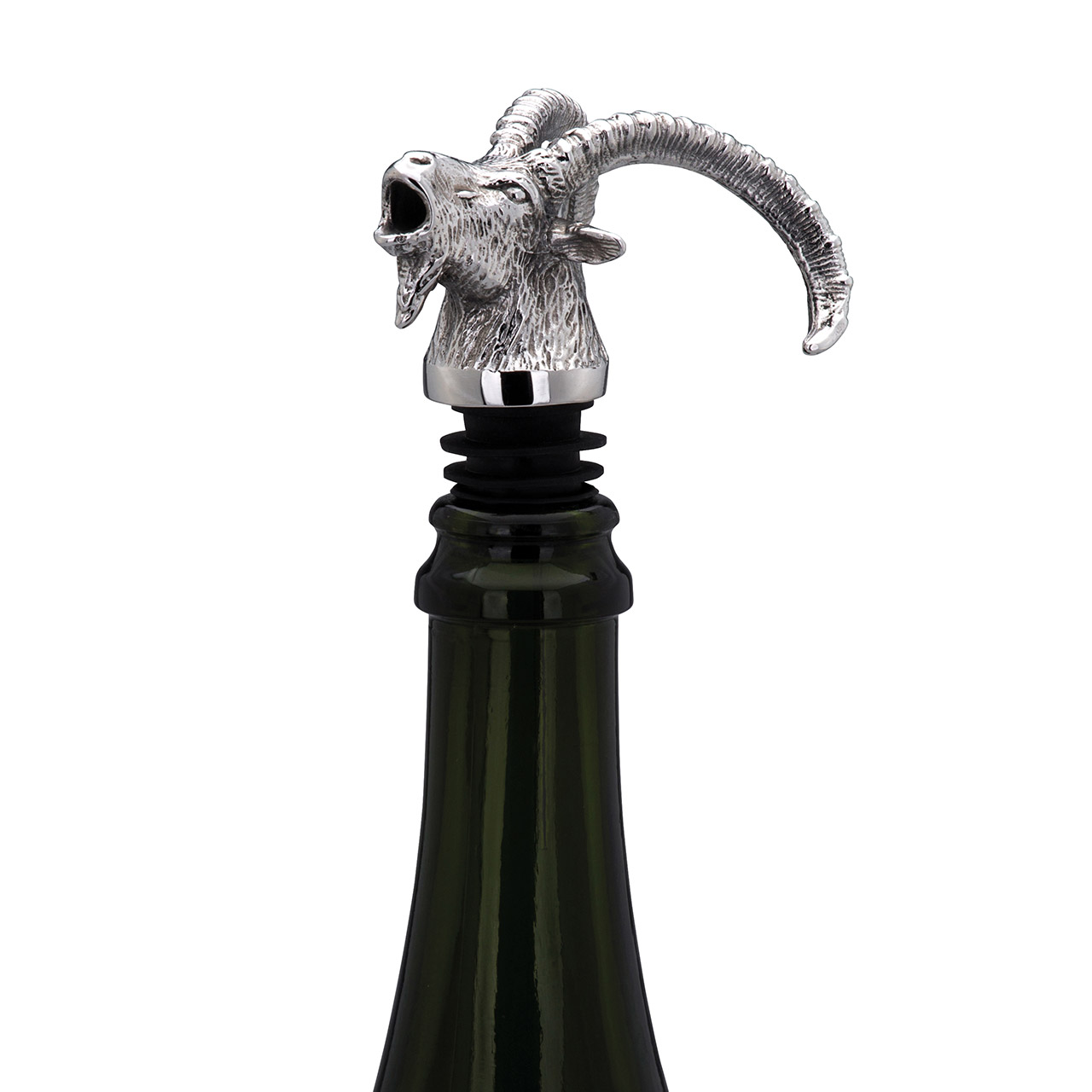 Bottle pourer Capricorn head stainless steel, Sinken, Waschbeckenhahn