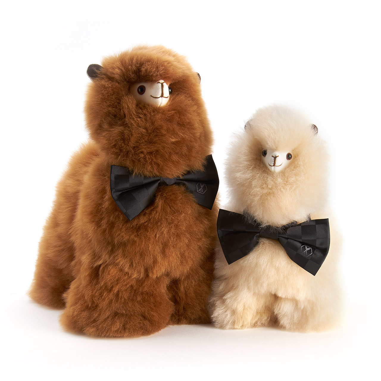 Plush Toy Alpaca medium silver gray, Zubehor, Formelle Kleidung, Krawatte, Spielzeug