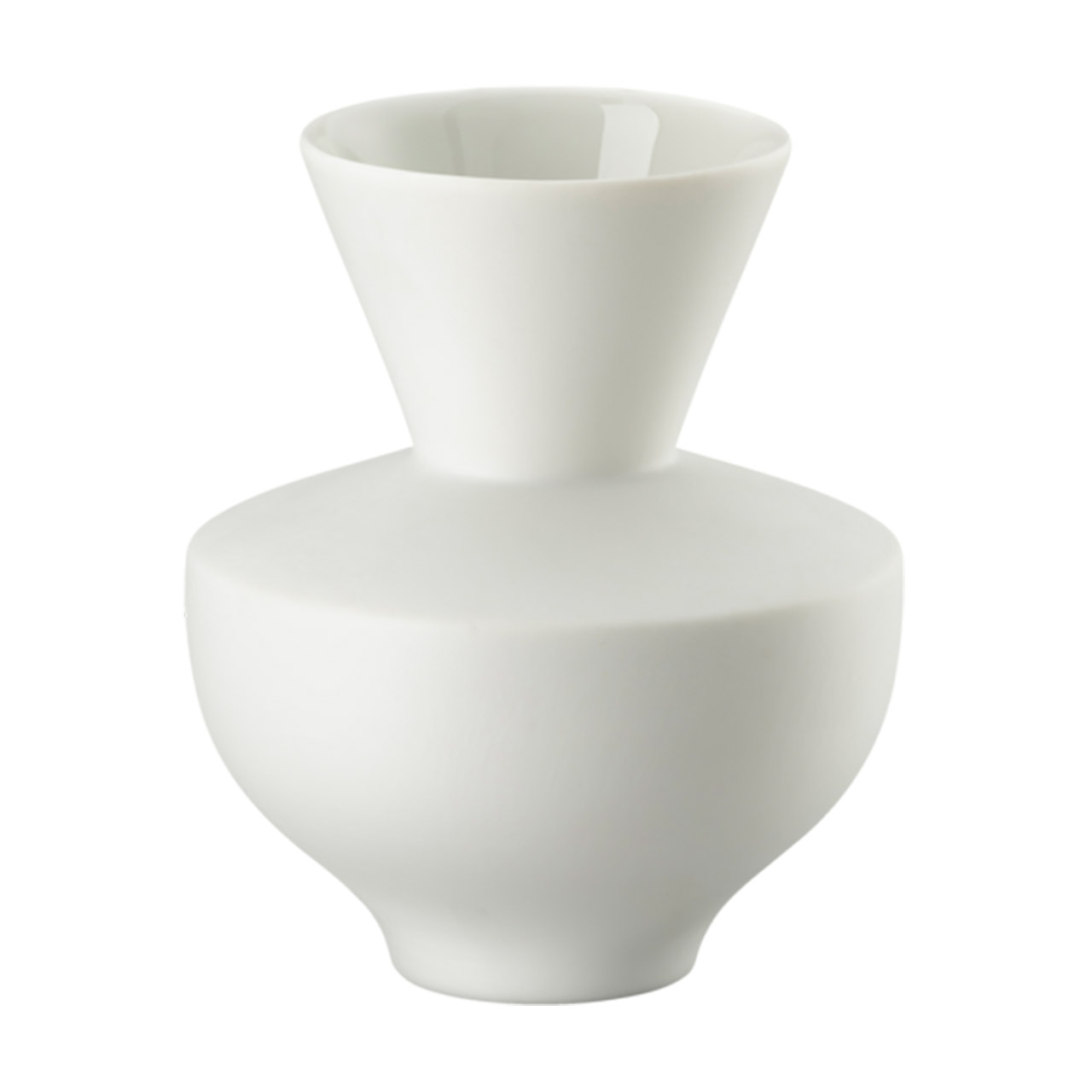 Vase 10 cm white, Krug, Töpferei, Vase, Porzellan, Schale