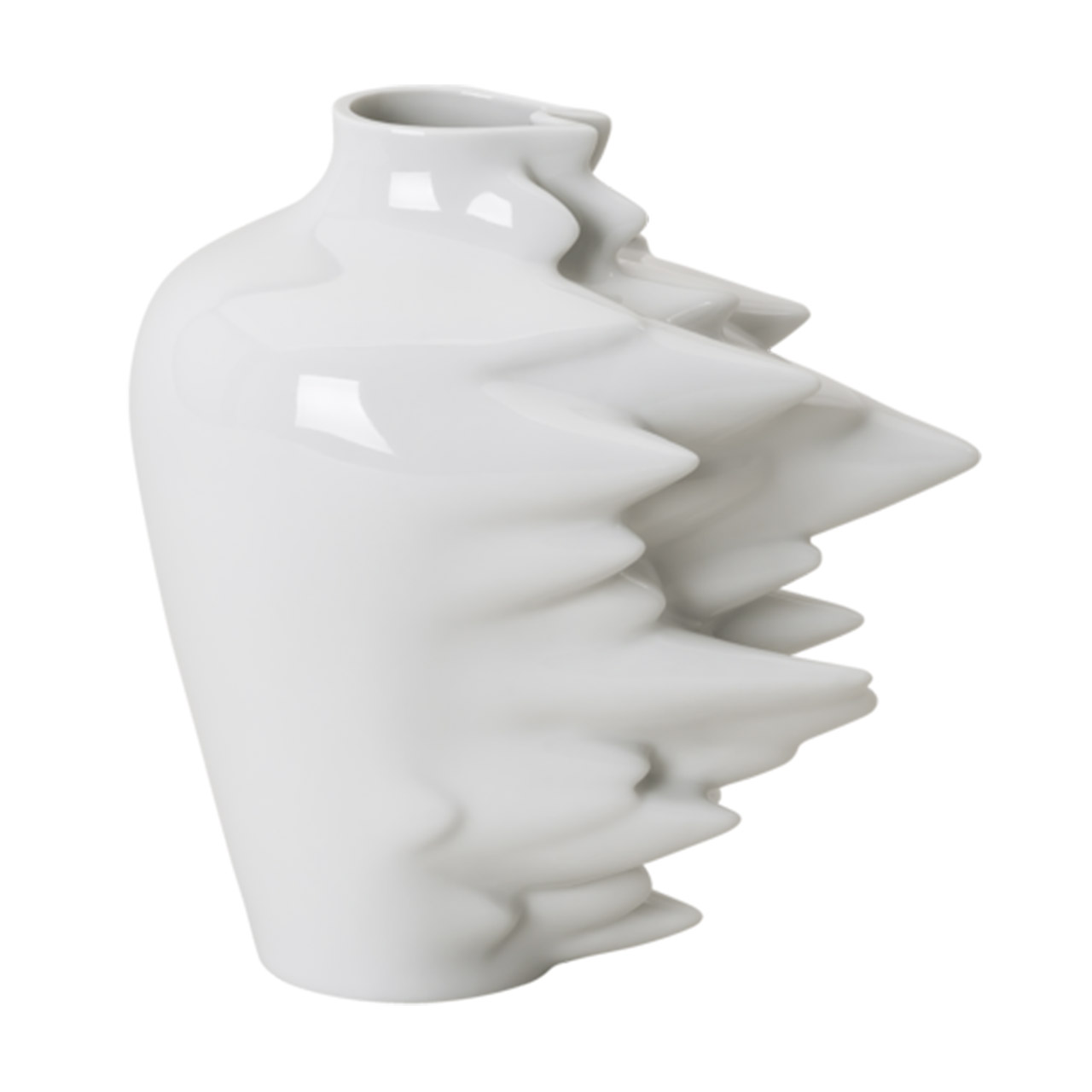 Vase 14 cm weiß, Töpferei, Krug, Vase, Kunst, Porzellan