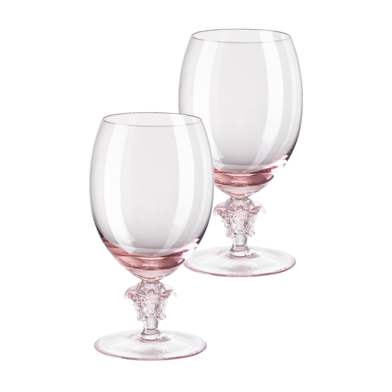 Rosenthal Meets Versace 'Medusa Lumiere 2nd Edition', Rose, GK 2 Rotwein, Glas, Schnaps, Wein, Weinglas, Kelch