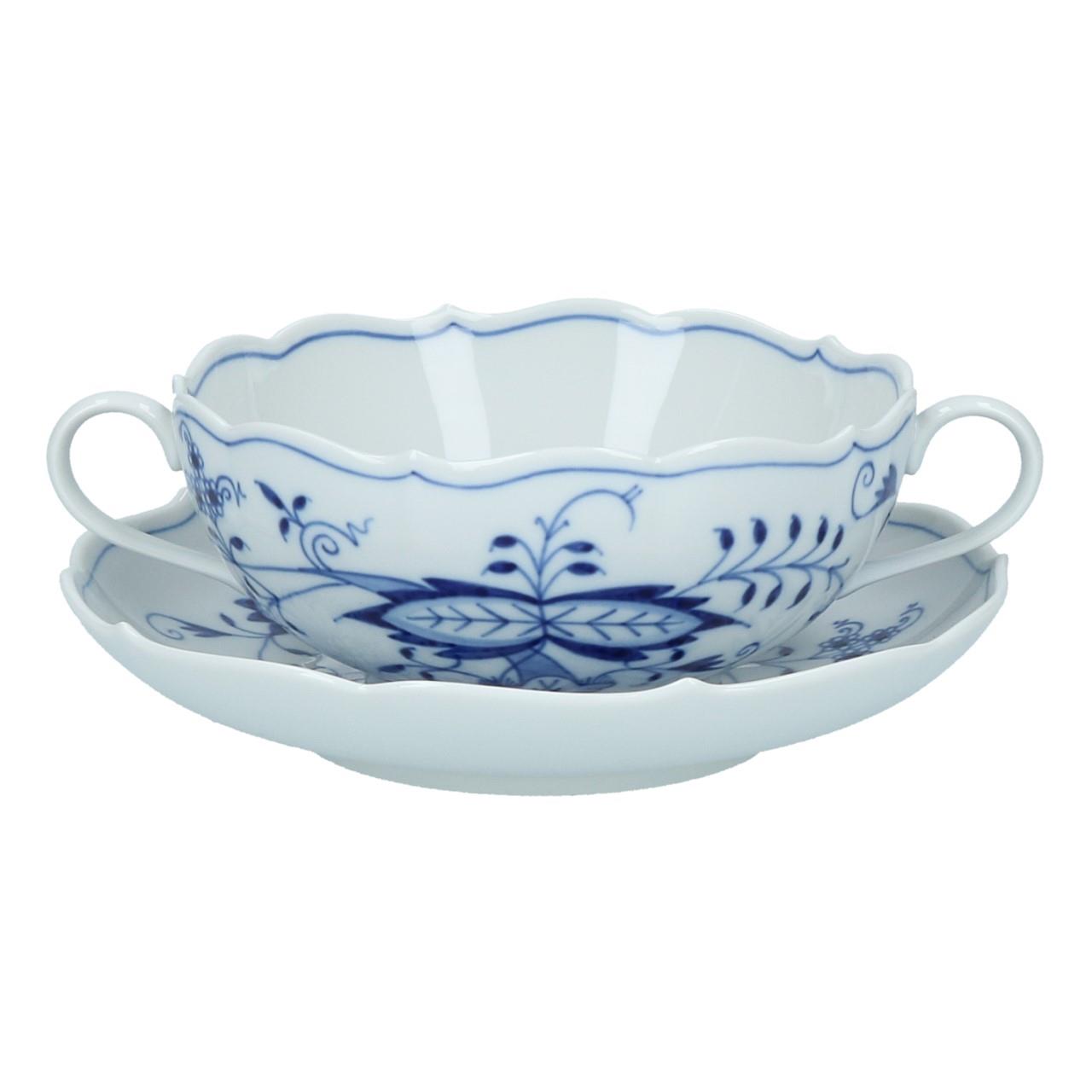 Soup Cup w. Saucer 0.35 l, Untertasse, Porzellan, Tasse, Schüssel, Suppenschüssel