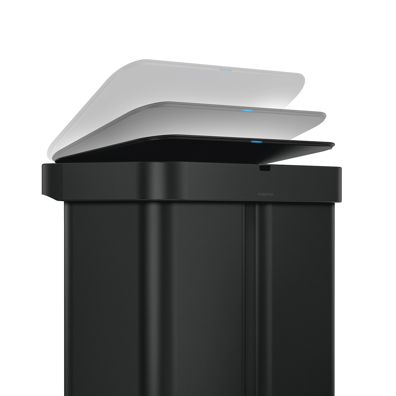 Regangular sensor bin black