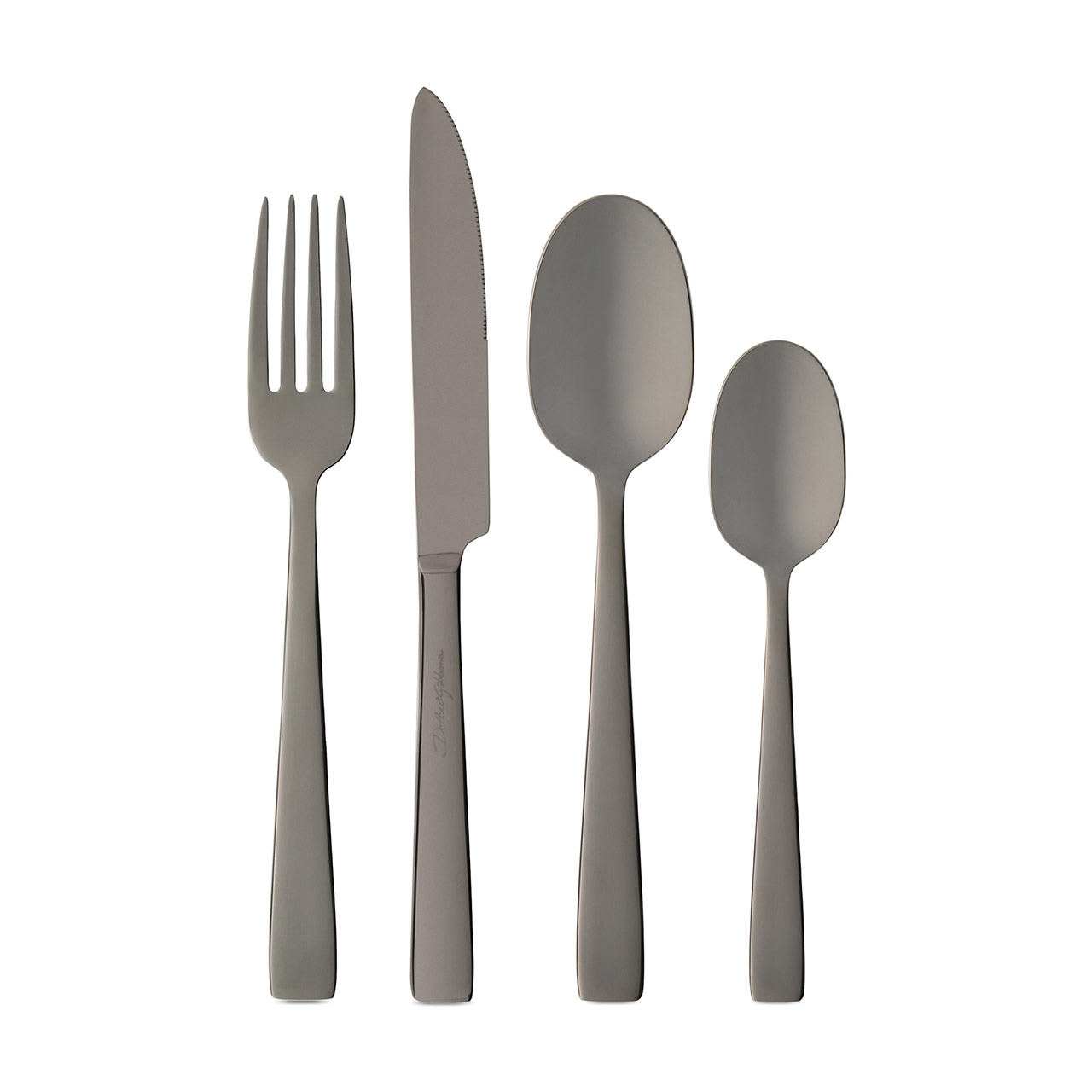 Dinner Cutlery-Set 4-pieces, Besteck, Gabel, Löffel, Messer, Waffe