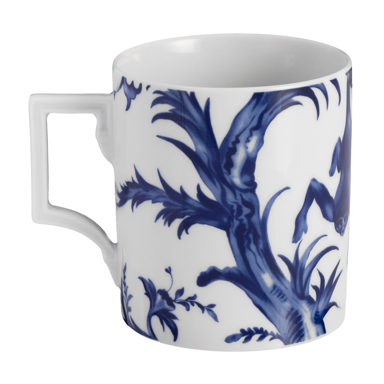 Mug monkey and sloth 0.25 l, Kunst, Porzellan, Töpferei, Tasse