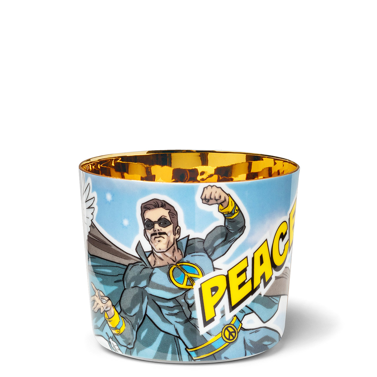 Champagne goblet Peace Man, Pokal, Person, Gesicht, Kopf