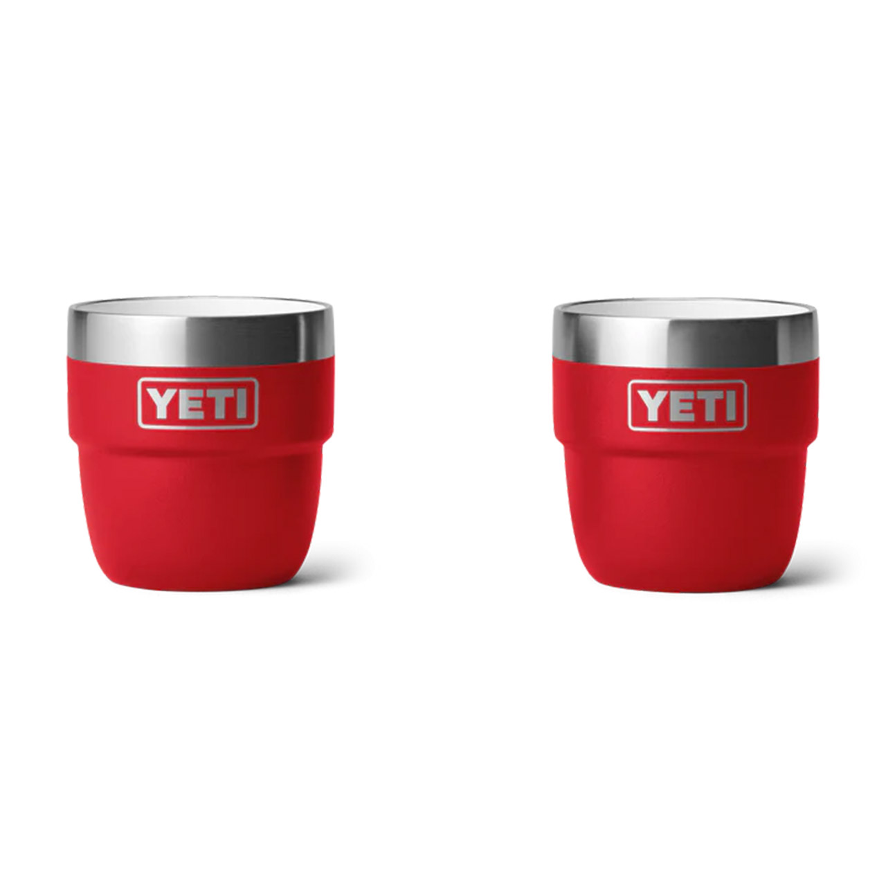 Stackable cups 0.12 l  rescue red 2 pieces 