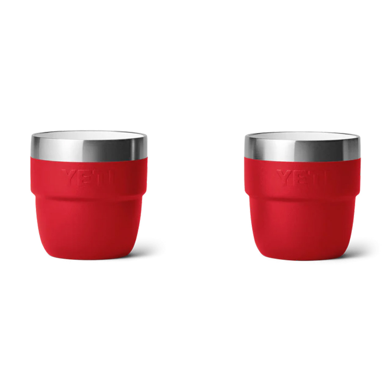 Stackable mug set 0.12 l rescue red 2 pieces