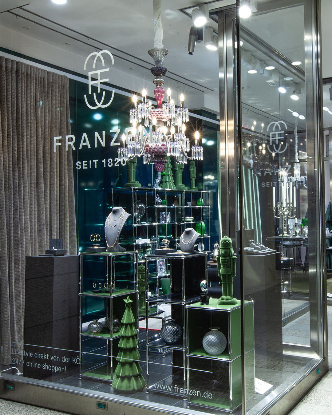 Geschäft, Architektur, Gebäude, Halskette, Schaufenster-Display