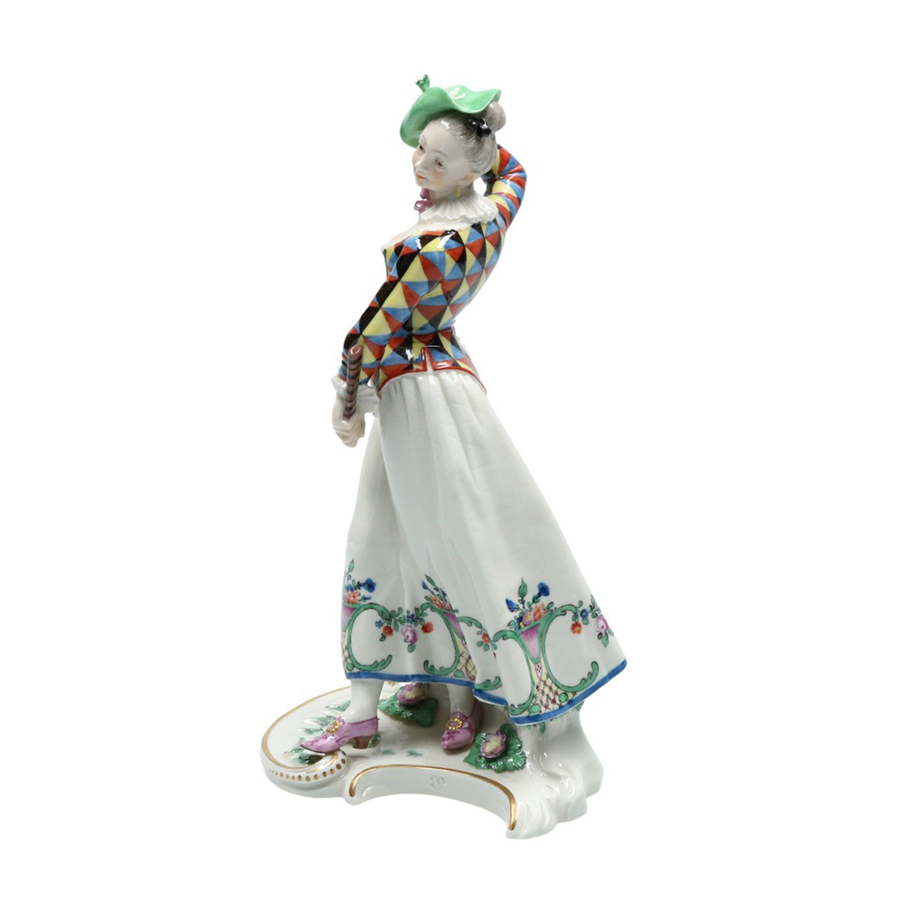 Arlequina colorful, Figur, Porzellan, Töpferei, Puppe, Spielzeug