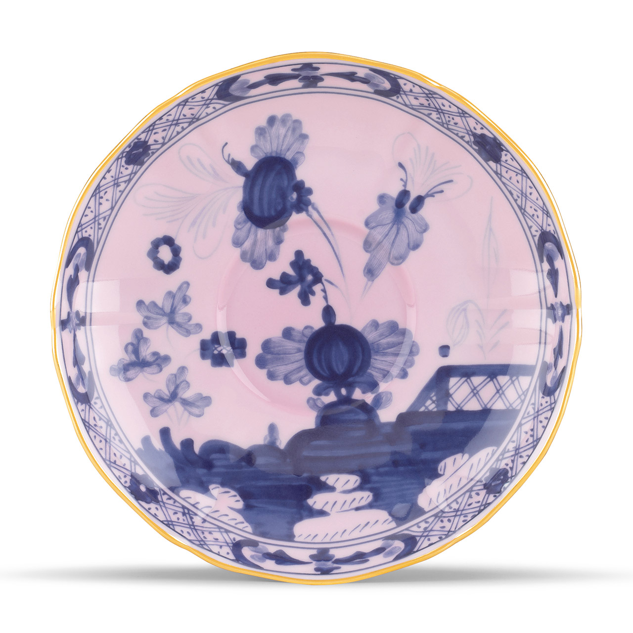 Tea saucer 15 cm azalea, Kunst, Porzellan, Töpferei, Teller