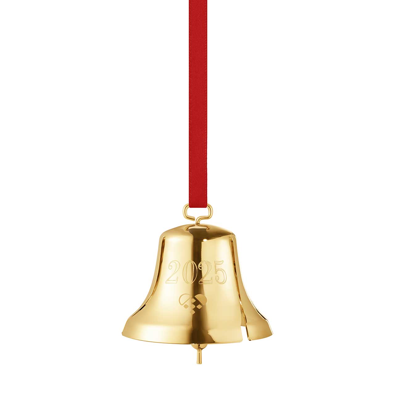 Christmas bell 2025 gold-plated