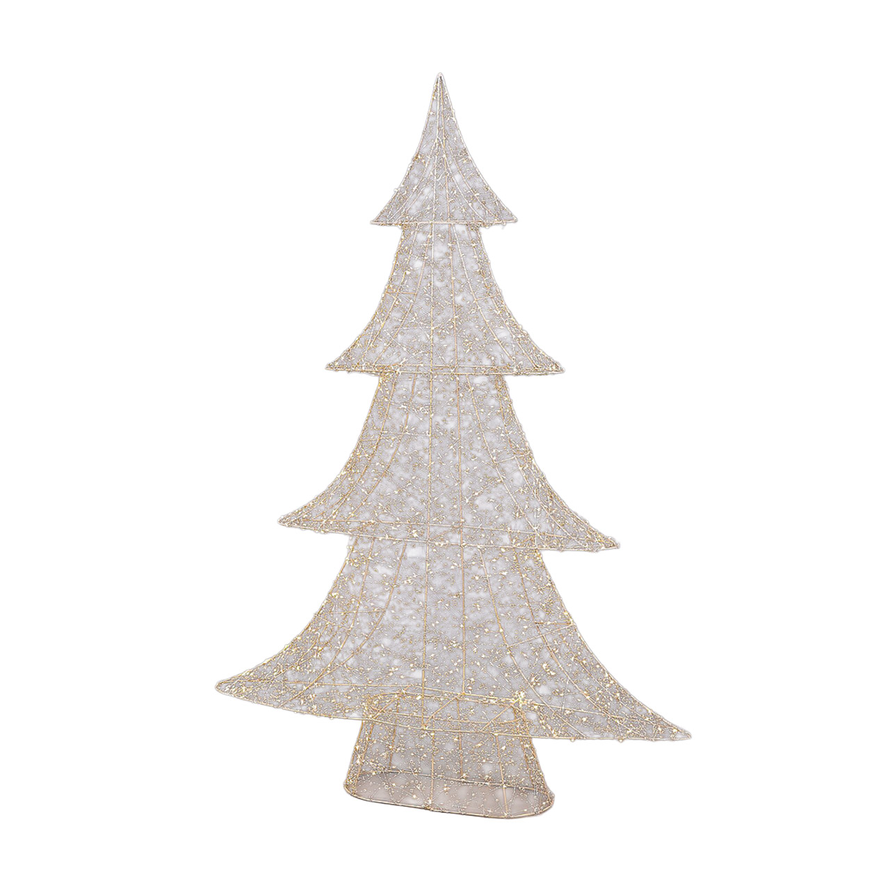 Christmas tree LED with pearls 150 cm gold, Weihnachten, Weihnachtsdekorationen, Festival