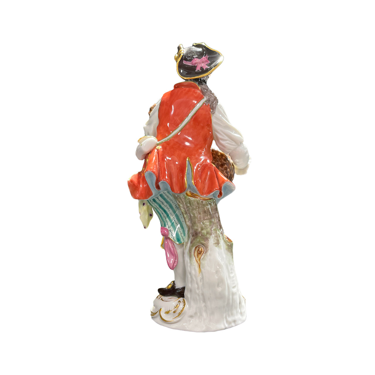 Lute Player 14.5 cm, Figur, Kunst, Porzellan, Töpferei, Person