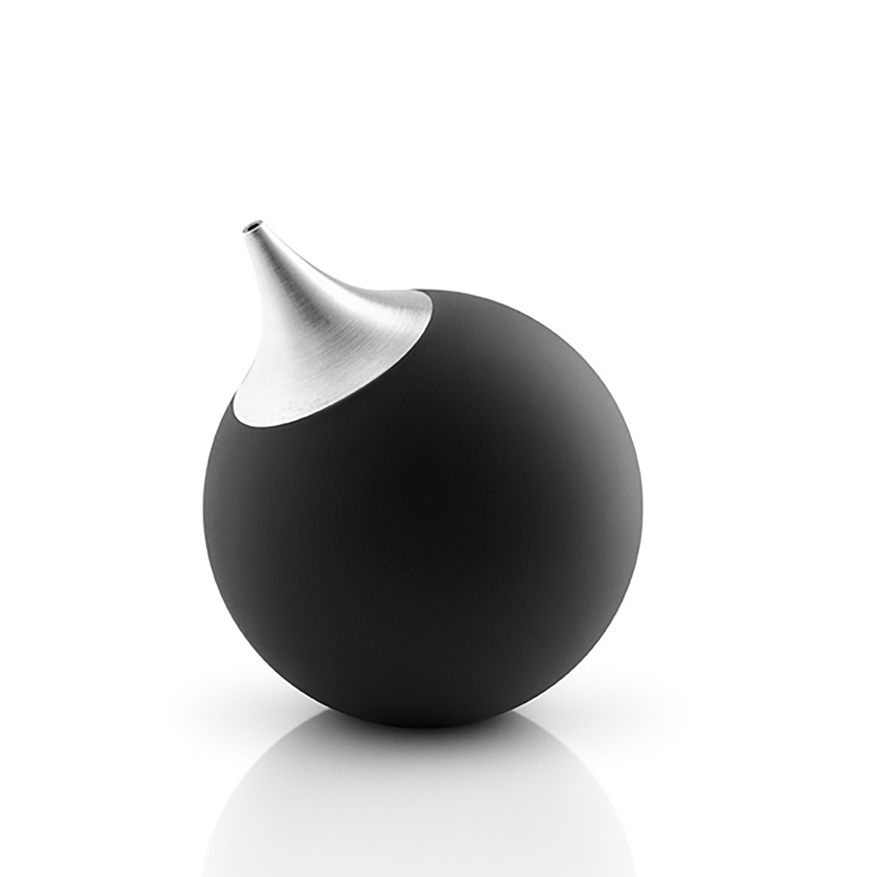 Soap Dispenser 8 cm black, Sphäre, Töpferei, Krug, Vase, Bombe