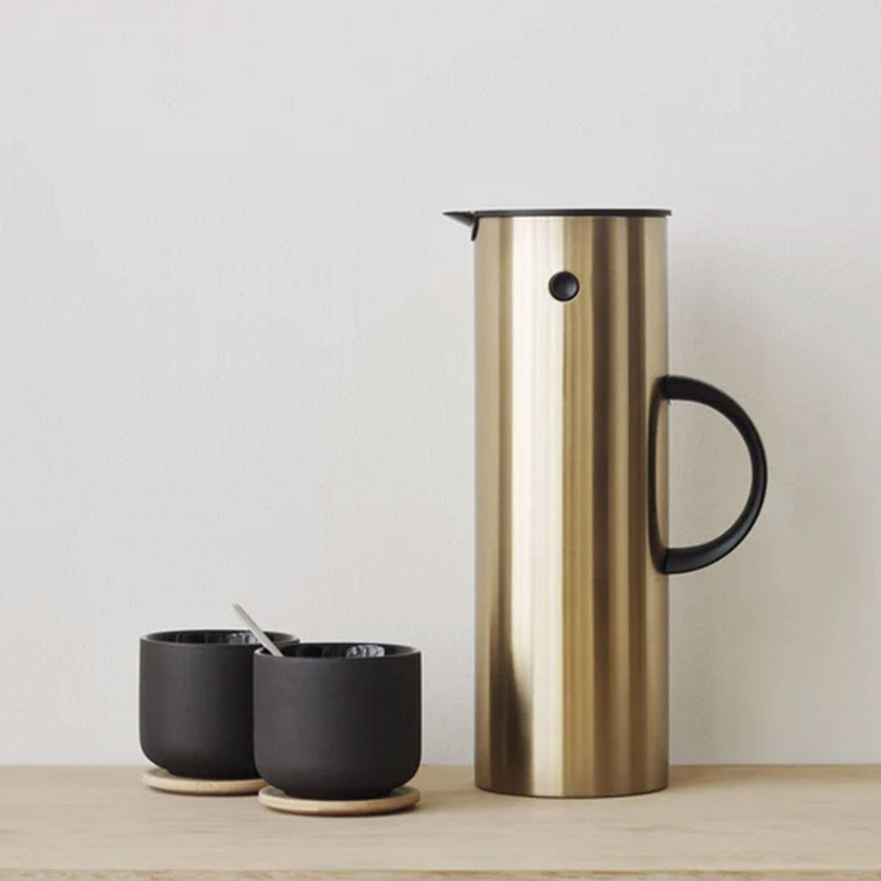 Vacuum Flask 1.00 l brushed brass