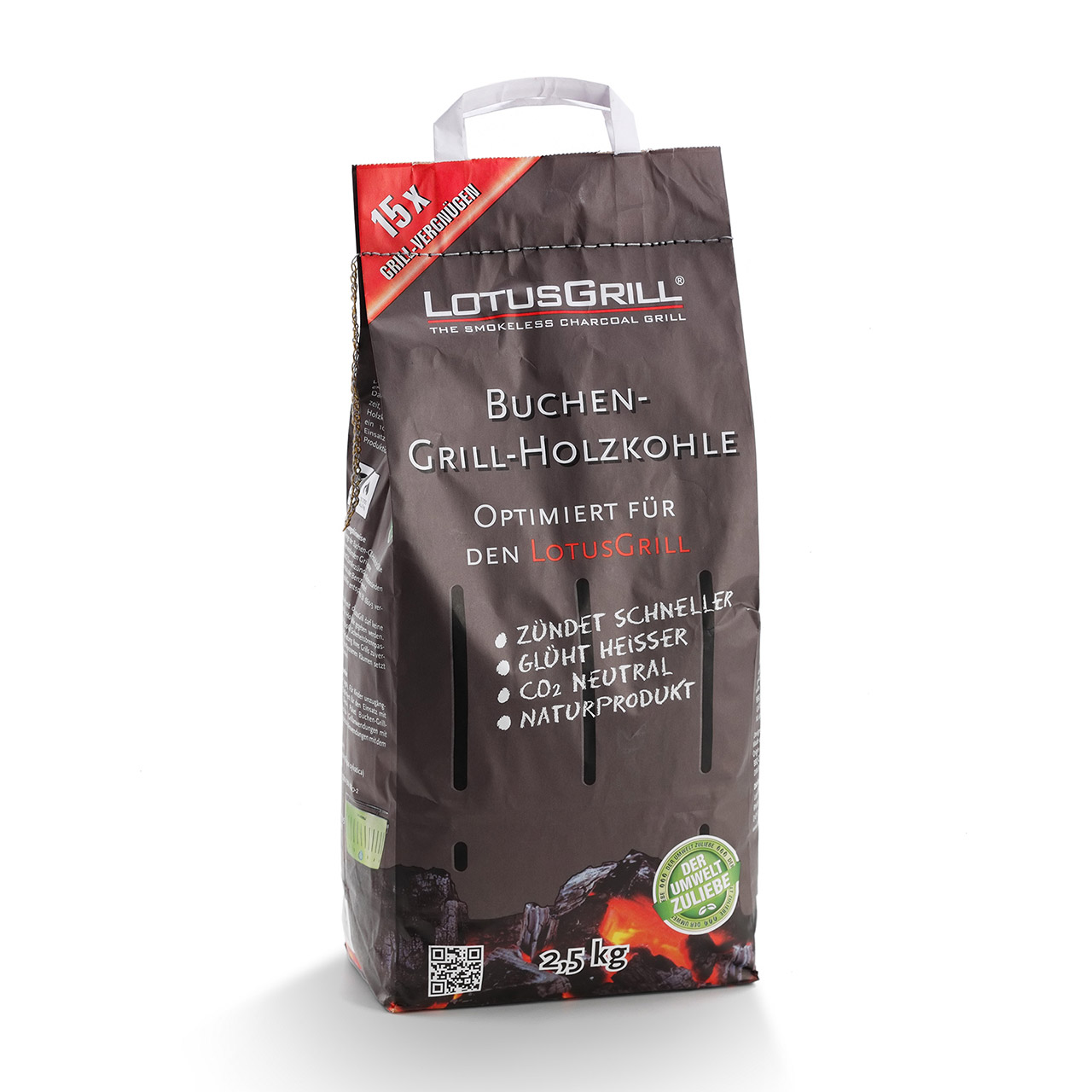 Beech charcoal 2,5 kg