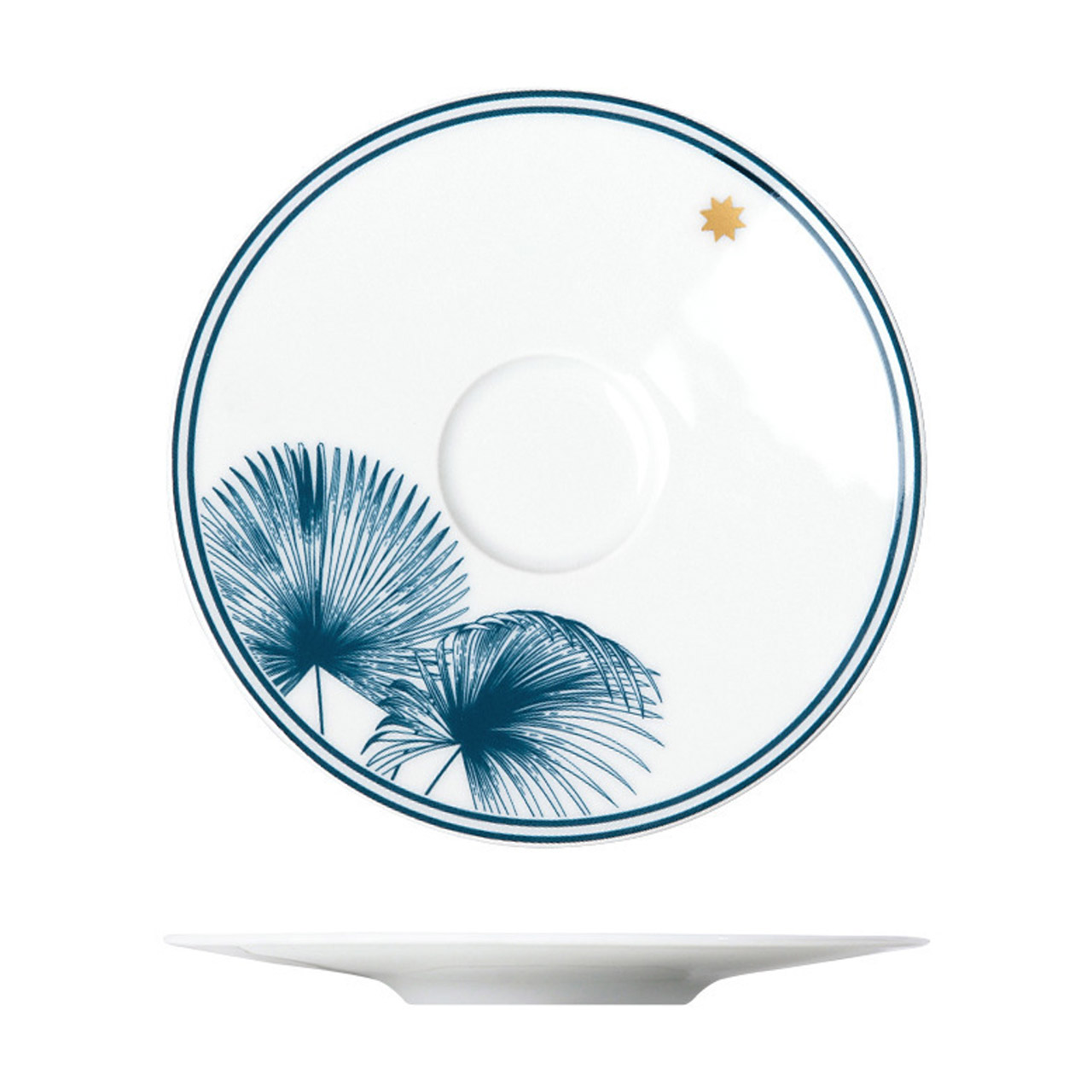 Universal saucer rimmed 16 cm, Untertasse, Kunst, Porzellan, Töpferei