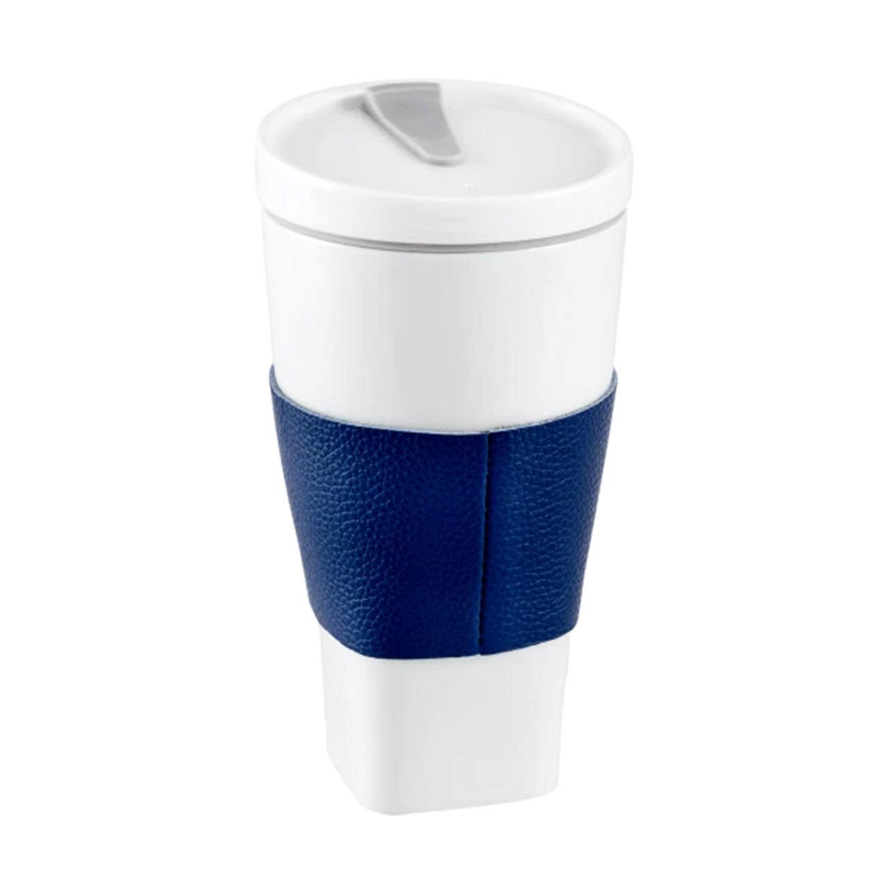 Coffee to go mug Blue Orchid with cuff 0.35 l, Pokal, Flasche, Shaker
