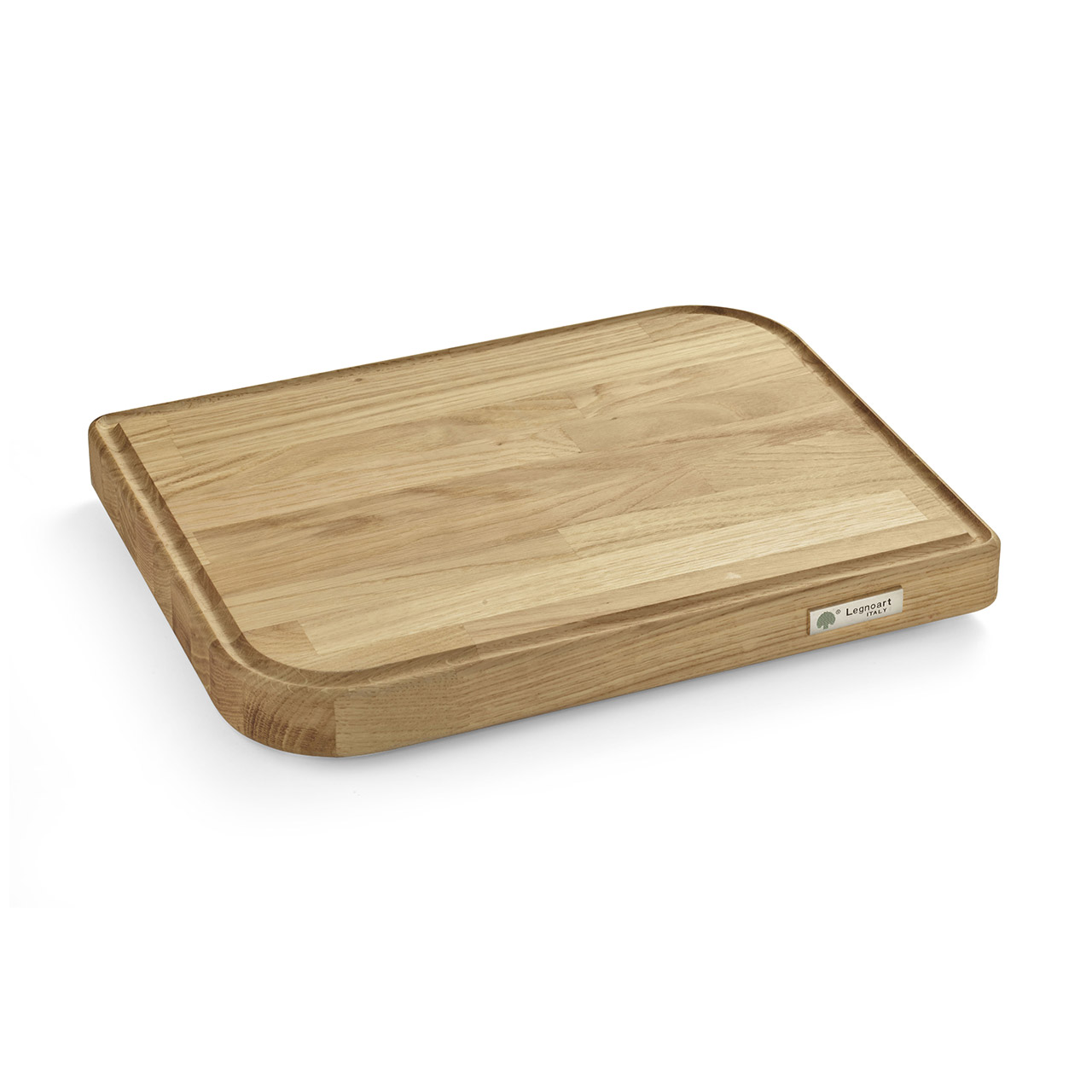 Chopping board L 37x28x4 cm natural oak wood, Holz