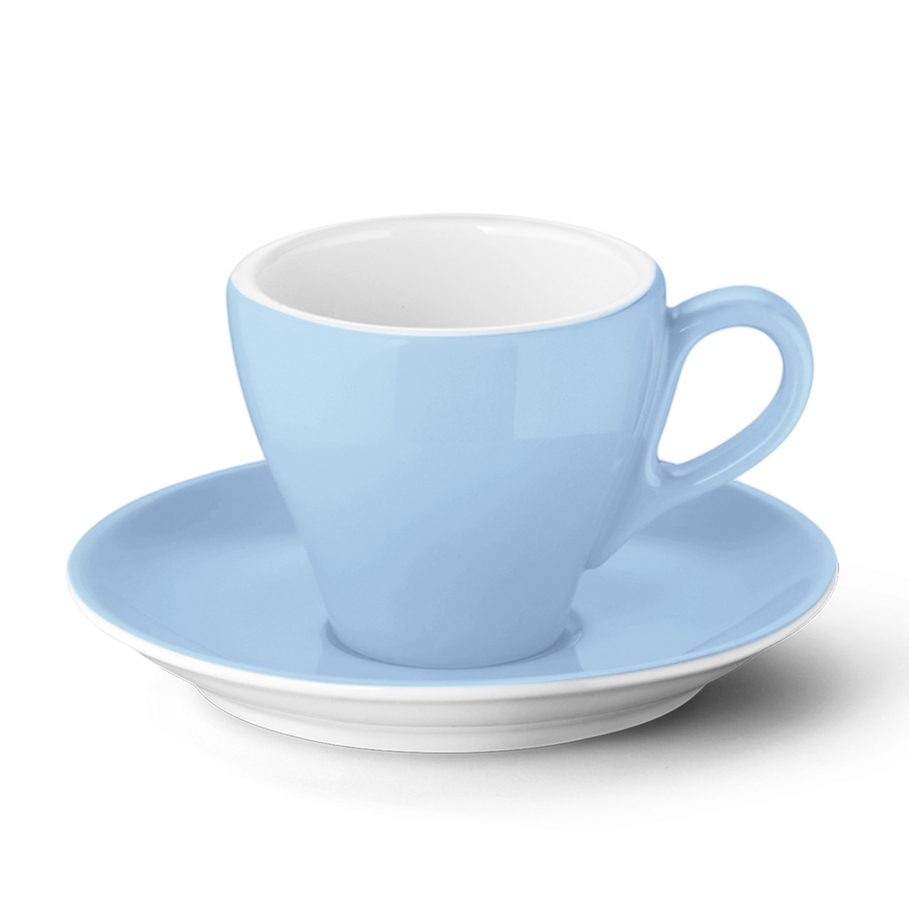 Dibbern 'Solid Color morgenblau', Espressotasse m. U. 0,09 l Classico, Untertasse, Tasse, Kunst, Porzellan, Töpferei