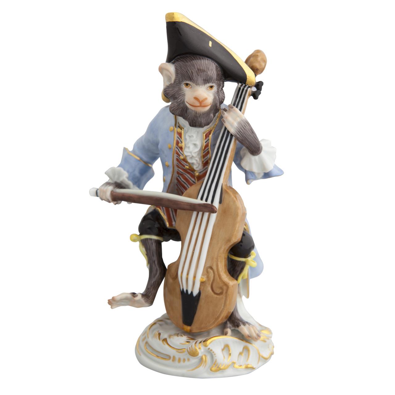 Double-Bass Player Vintage 13 cm, Figur, Person