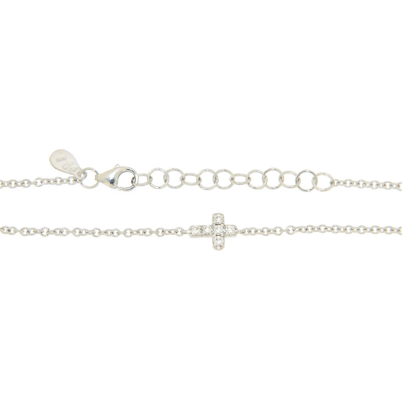 Armband Weißgold 750 Diamanten 0,12 ct G vs